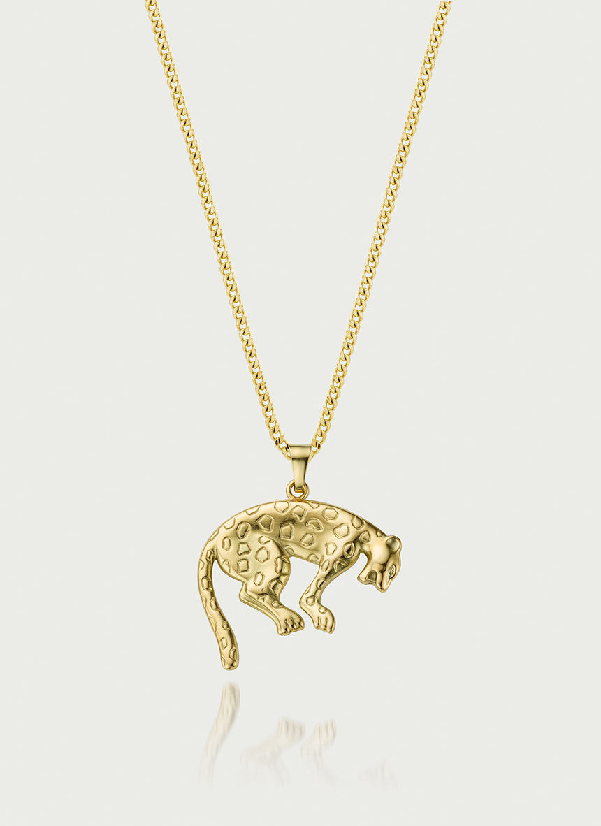 Panther charm 14k gold