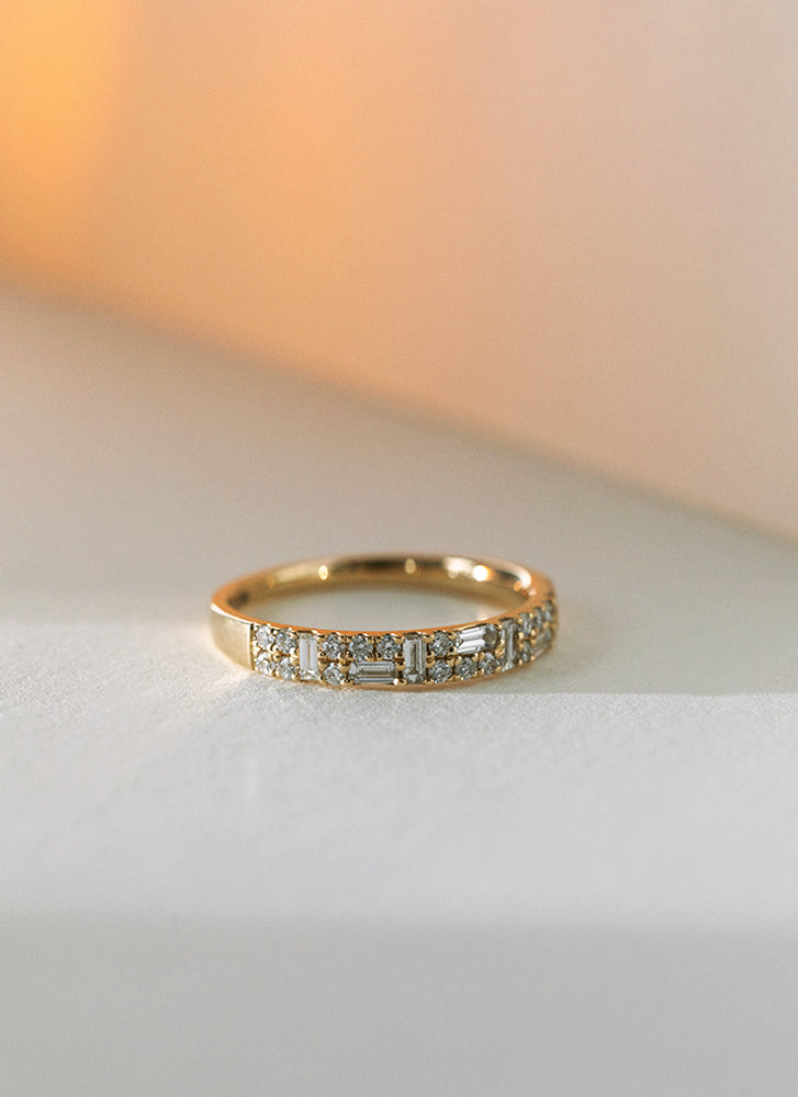 Polina diamond ring 14k gold