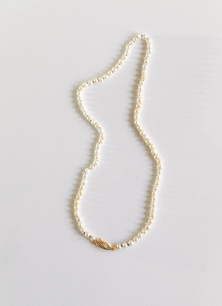 Bonne pearl necklace 14k gold