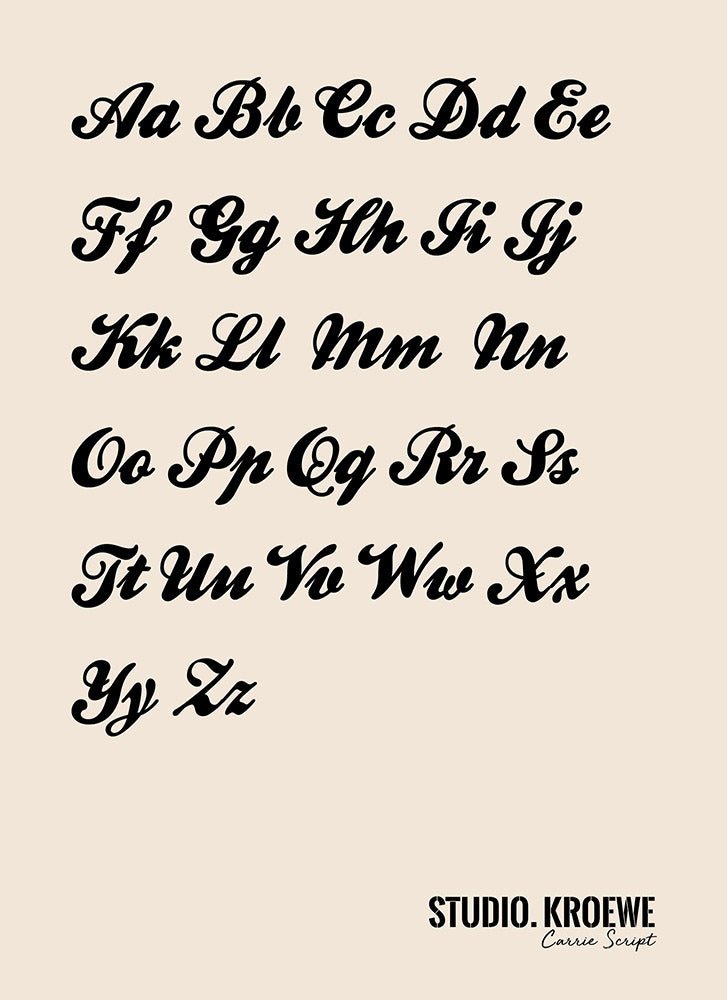 Carrie name necklace 14k gold - Studio Kroewe