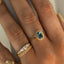 Braided twist band ring 14k goud