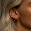 Ivy chunky earrings 14k gold