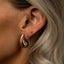 Ivy chunky oorbellen 14k goud