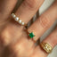Limited Edition - Timmy diamond emerald ring 14k gold