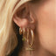 Ginny birthstone earring charm 14k gold