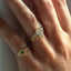 Reggie smaragd ring 14k goud