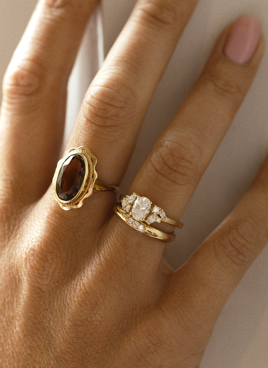 Noa diamond ring 14k gold