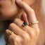 Stevie london blue topaz ring 14k gold