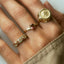 Pippa tourmaline medium ring 14k gold