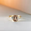 Alfie diamond morganite ring 14k gold
