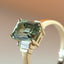 Alfie diamond tourmaline ring 14k gold