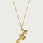 Bat charm 14k gold