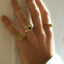 Cindy diamond tourmaline ring 14k gold