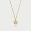 Dido birthstone pendant 14k gold