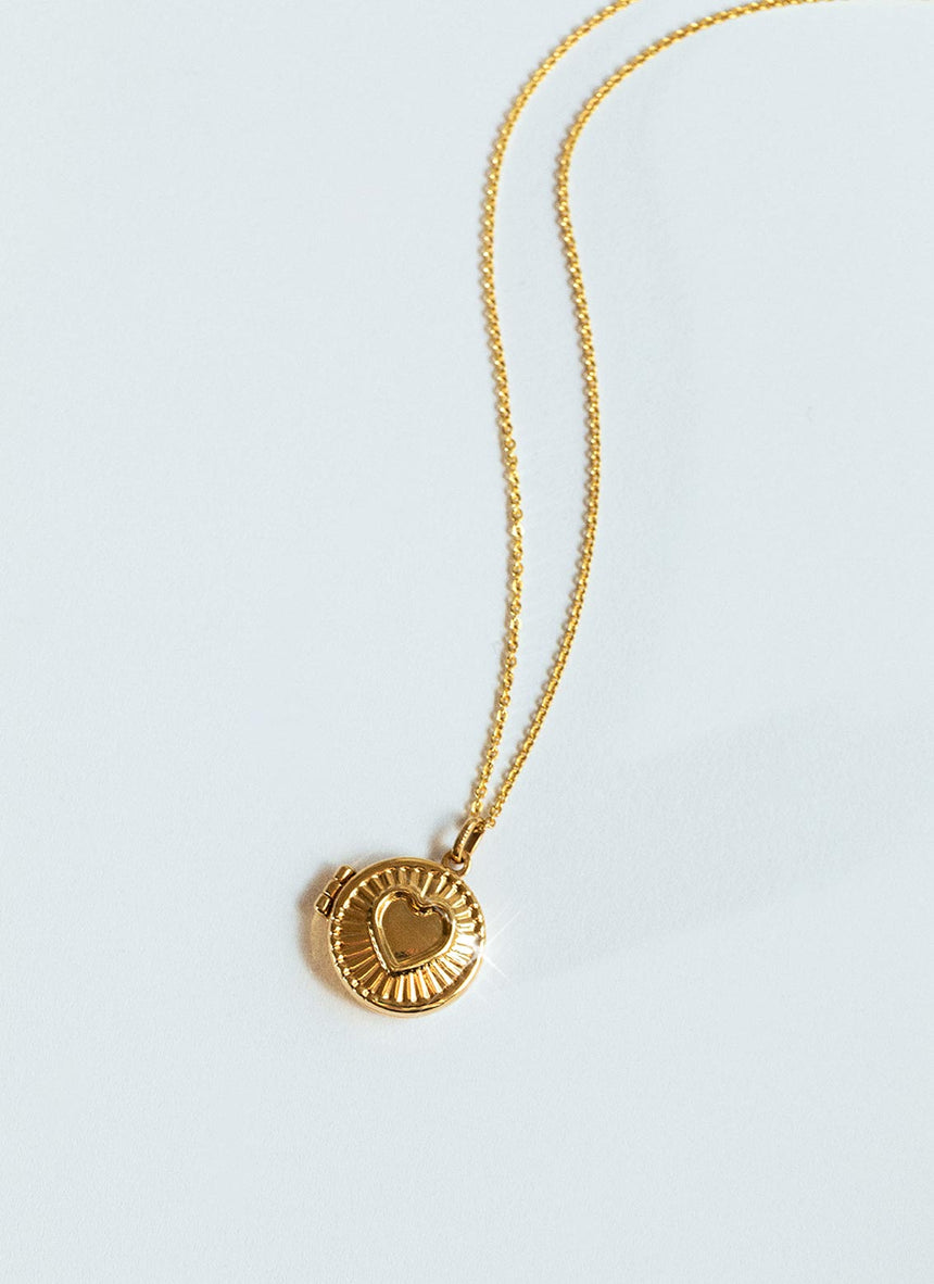 Heath signet medallion 14k gold