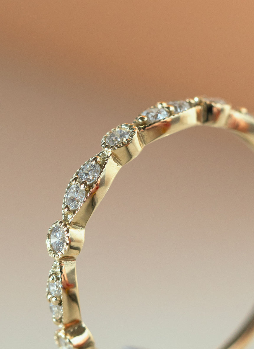 Irina diamant ring 14k goud