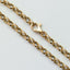 Jasseron 4.3mm bracelet 14k gold