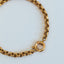 Jasseron 5mm armband met veerslot 14k goud
