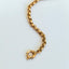 Jasseron 5mm necklace with lock 14k gold