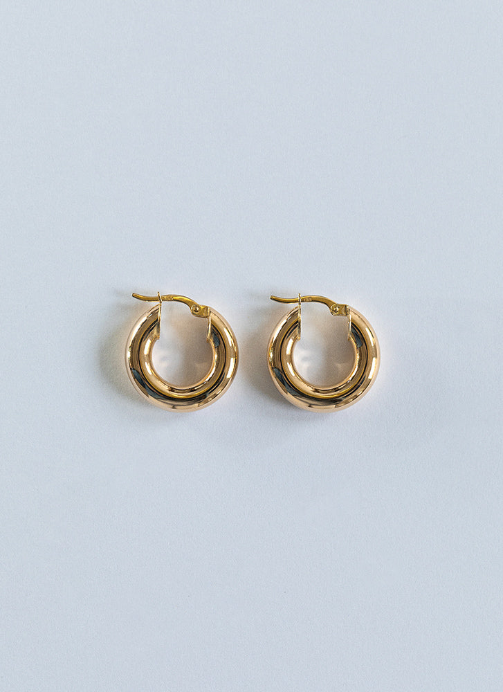 June earrings 14k gold