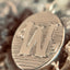 Laney alphabet signet charm 14k gold