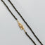 Lillie pyriet ketting met slotje voorkant 14k goud