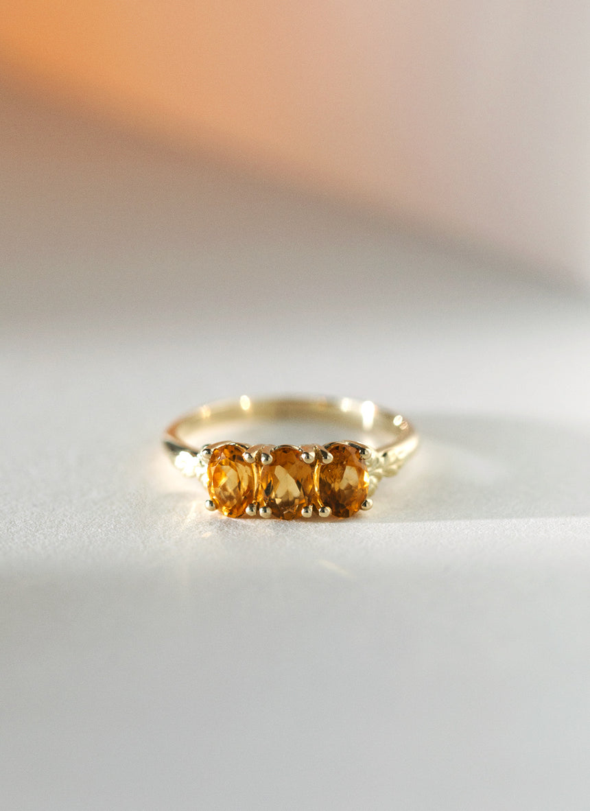 Dakota diamant tsavoriet ring 14k goud