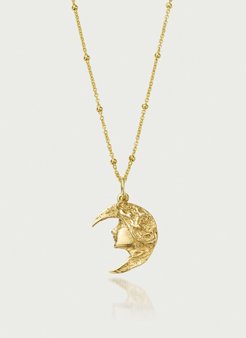 Moongirl charm 14k goud