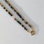 Nala tourmaline necklace with front lock 14k gold