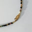 Nala tourmaline necklace with front lock 14k gold