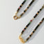 Nala tourmaline necklace with front lock 14k gold