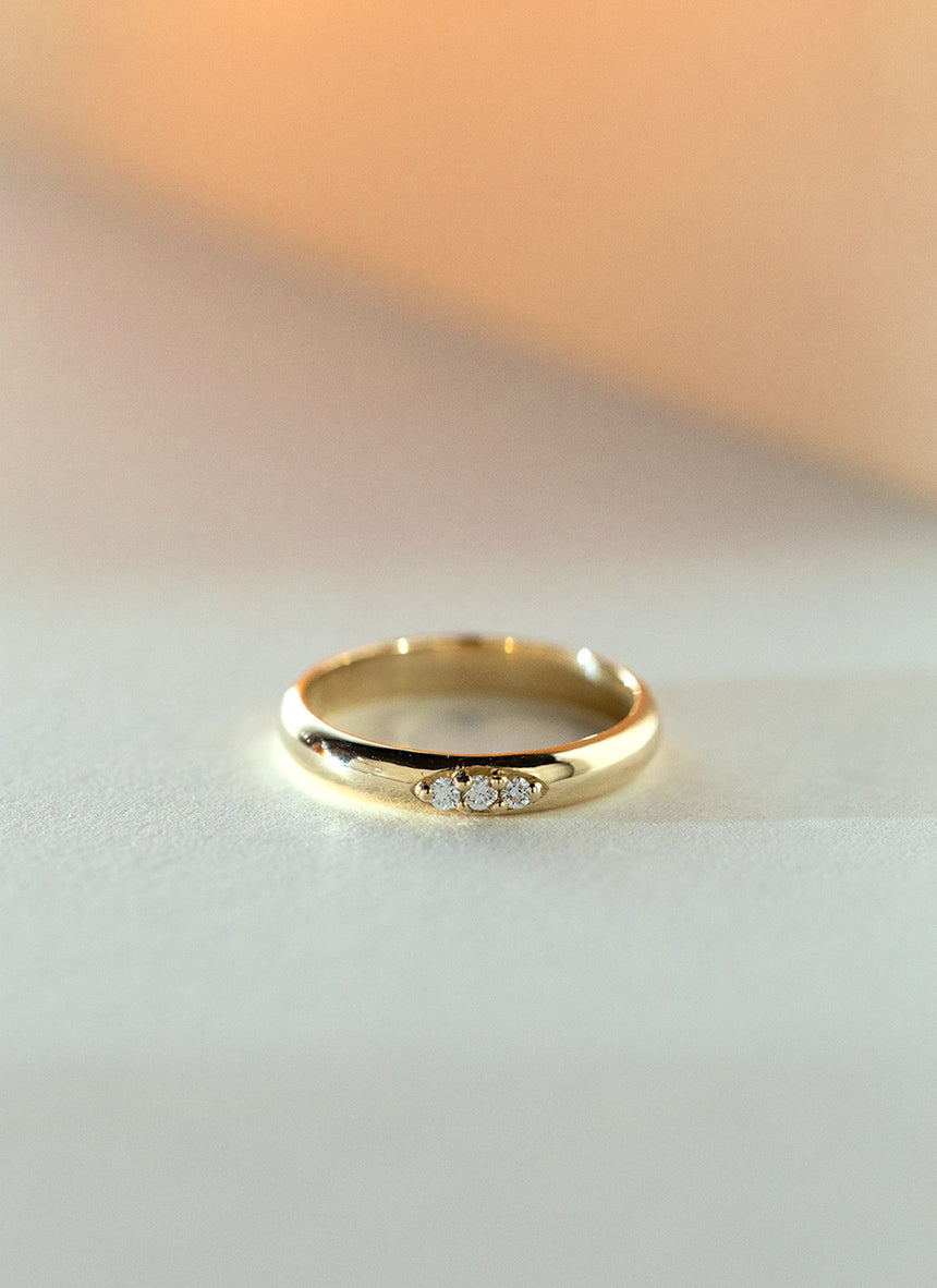 Noa diamond ring 14k gold