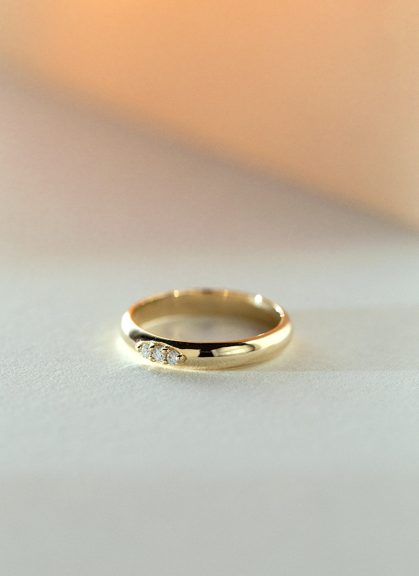 Noa diamond ring 14k gold