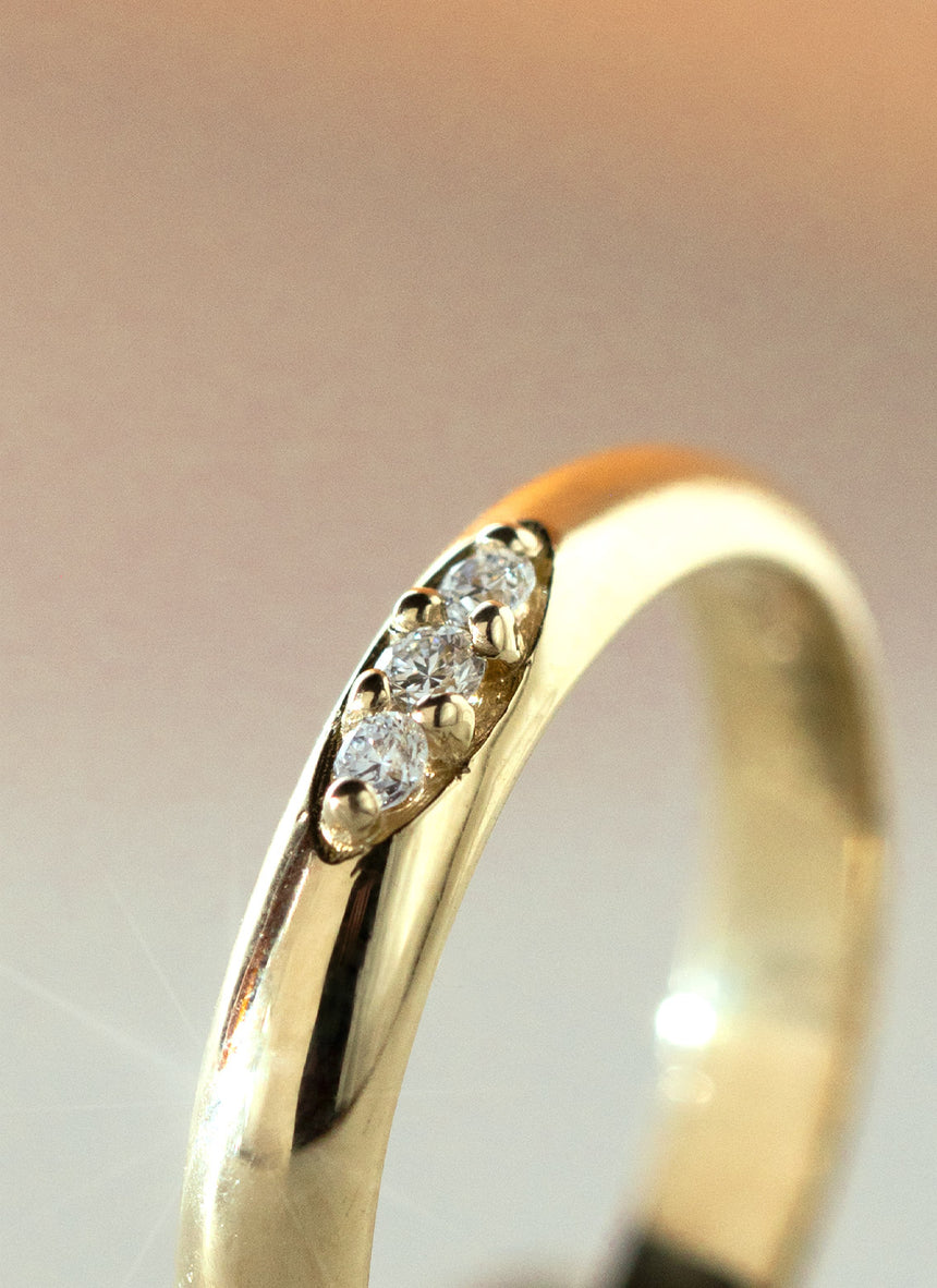 Noa diamond ring 14k gold