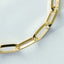 Paperclip armband 14k goud