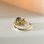 Penelope diamond topaz ring 14k gold