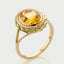 Perry citrien ring 14k gold