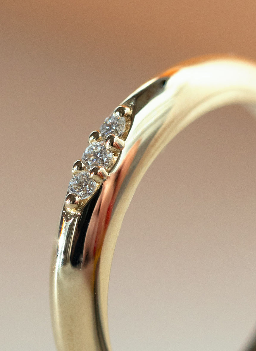 Lonny diamant ring 14k goud
