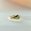 Reggie smaragd ring 14k goud