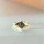 Reggie smaragd ring 14k goud