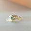 Reggie smaragd ring 14k goud