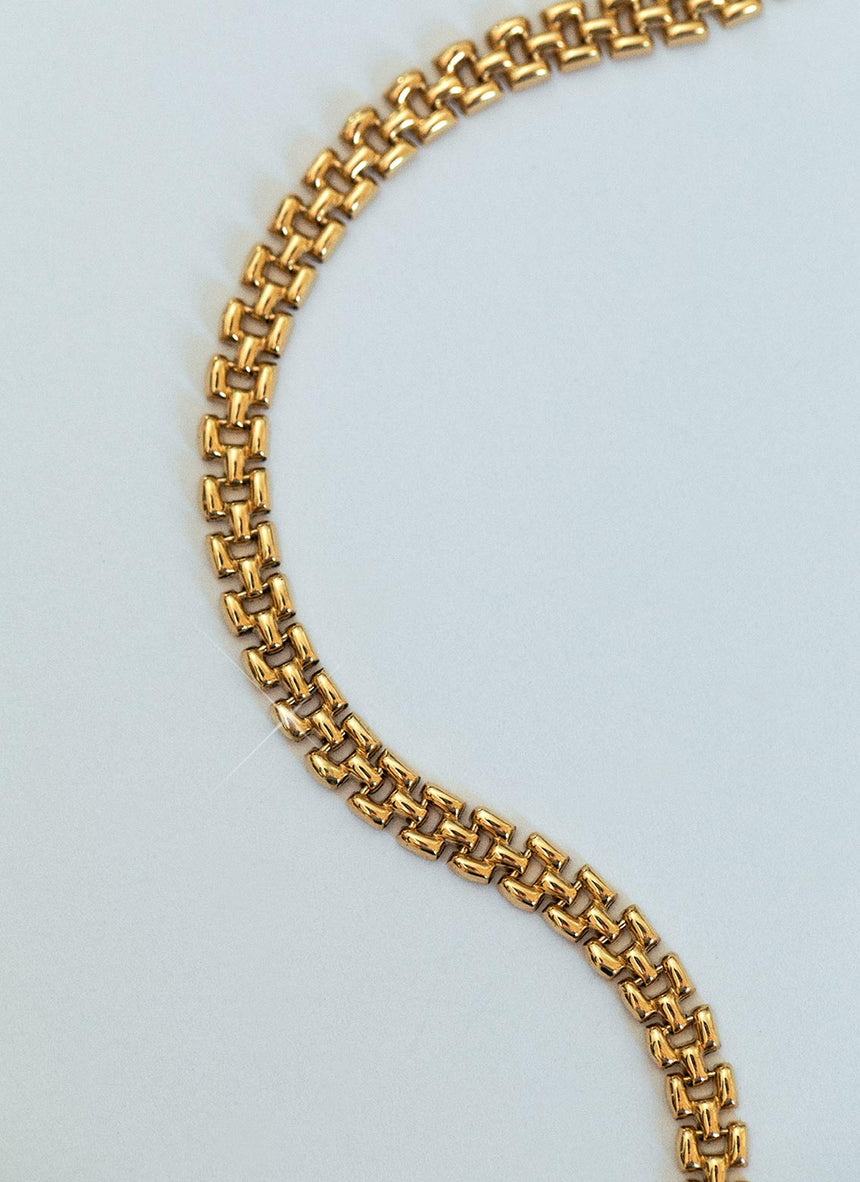 Sady rolex 5mm bracelet 14k gold