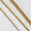 Sady rolex 3.5mm chain bracelet 14k gold