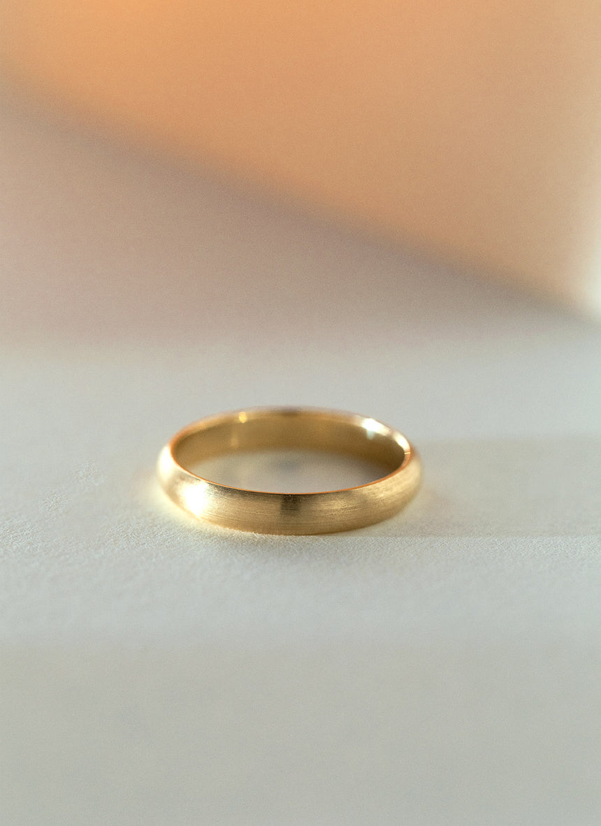 The gent bruce citrine ring 14k gold - Studio Kroewe