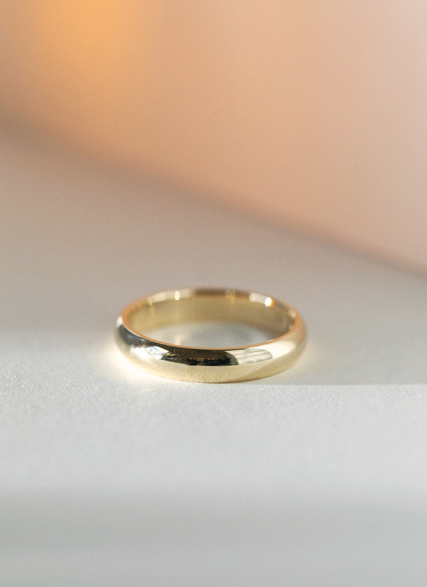 The gent bruce citrine ring 14k gold - Studio Kroewe