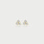Three is a party earstud 14k gold
