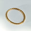 Twisted 4mm bangle 14k goud