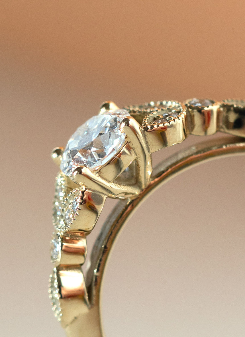 Willa diamanten ring 14k goud