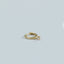 Xavi diamond single huggie 14k gold