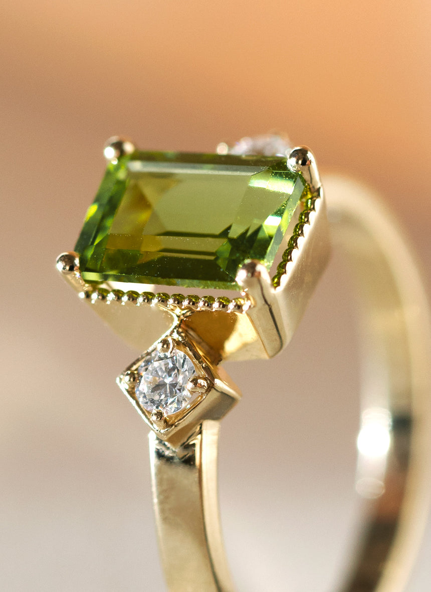 Polina diamant ring 14k goud
